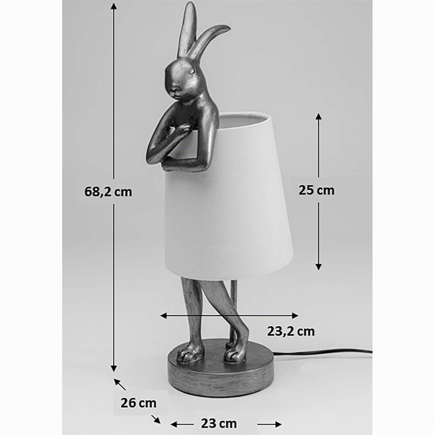 kare-design-tischlampe-animal-rabbit-gold-schwarz-hasen-tischleuchte-68x23x26-cm image 5