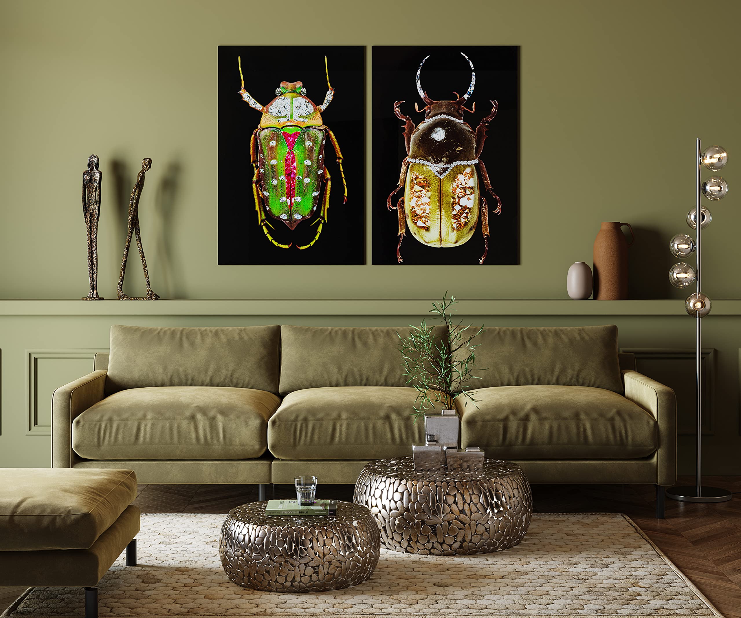 kare-design-art-man-bronze-dekofigur-skulptur-79x25x11-cm image 2