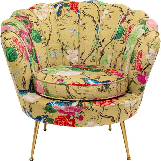 kare-design-sessel-lily-gold-flower-fever-gelb-77x85x78-cm-samtoptik image 1