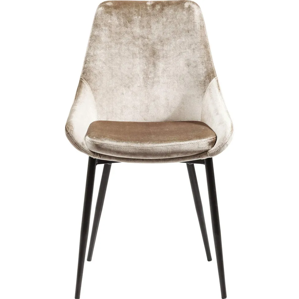kare-design-stuhl-east-side-pearl-beige-esszimmerstuhl-samtoptik-95x52x63-cm image 1