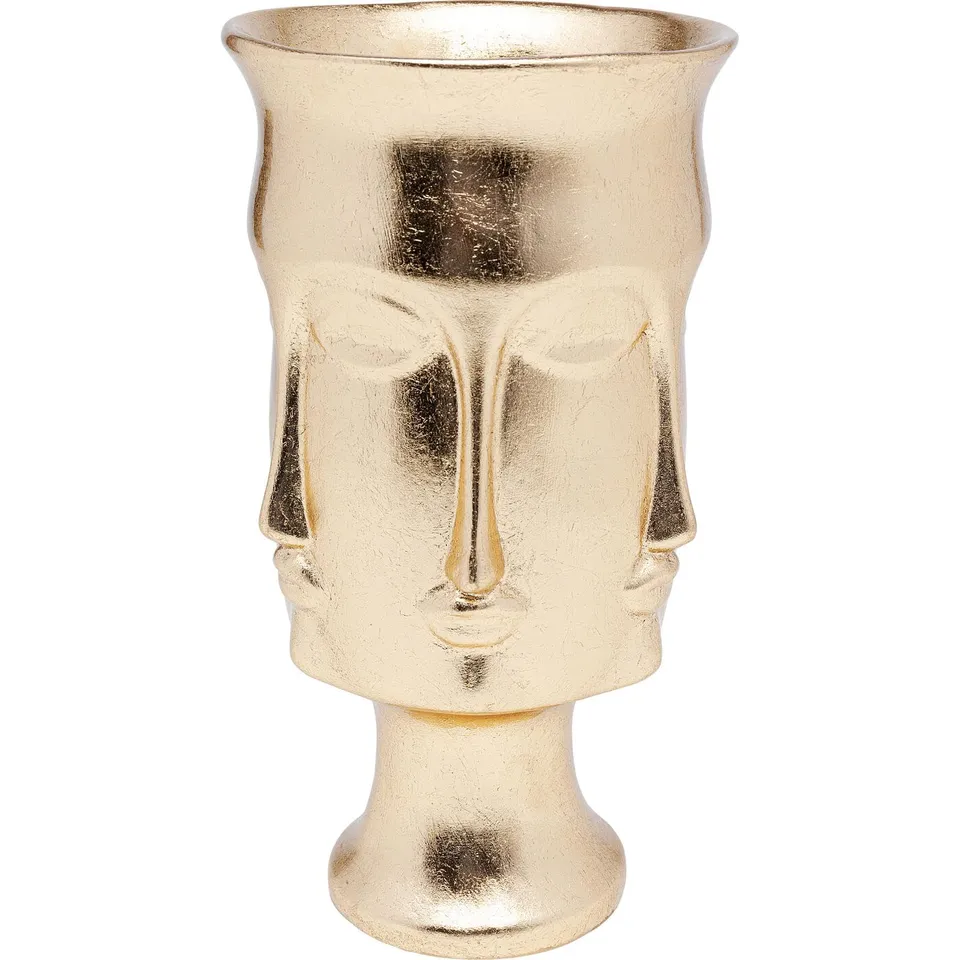 kare-design-jasper-deko-vase-faces-gold-37-cm image 1