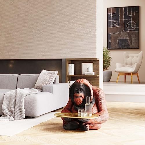 kare-design-deko-figur-butler-orang-utan-tierfigur-mit-tablett-41-cm-handgearbei image 7
