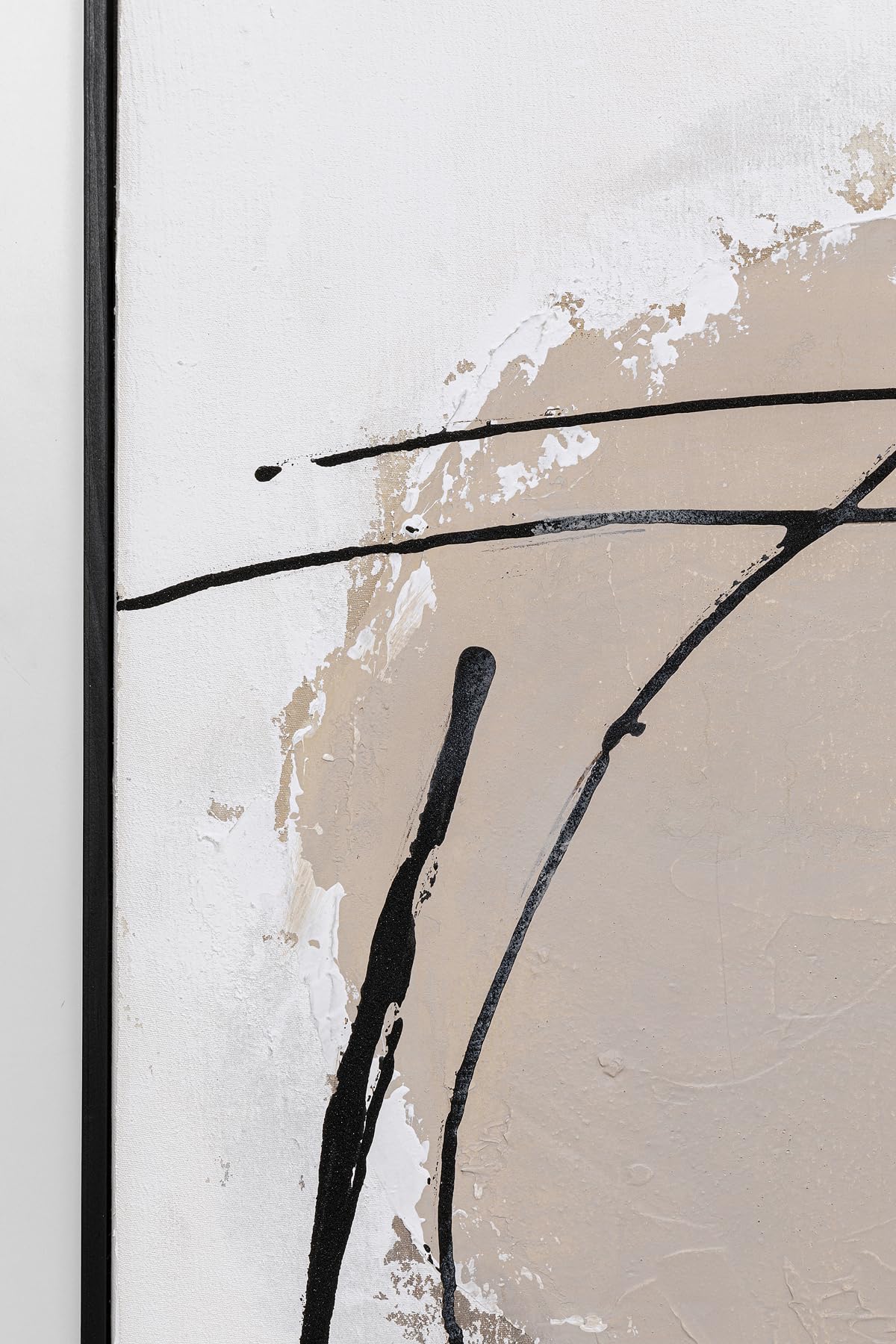 kare-design-leinwandbild-dust-grau-100x100-cm-massivholz-rahmen image 3
