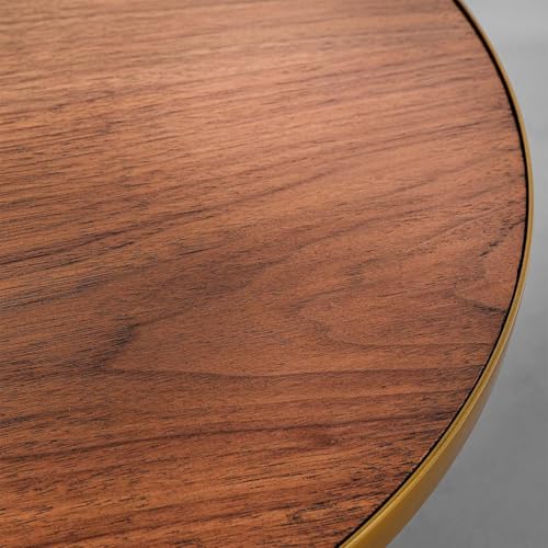 kare-design-beistelltisch-cono-braun-gold-50-cm-walnussholz image 8