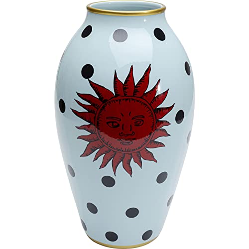kare-design-deko-vase-cohesion-40-cm-blaue-blumenvase-tischvase image 4