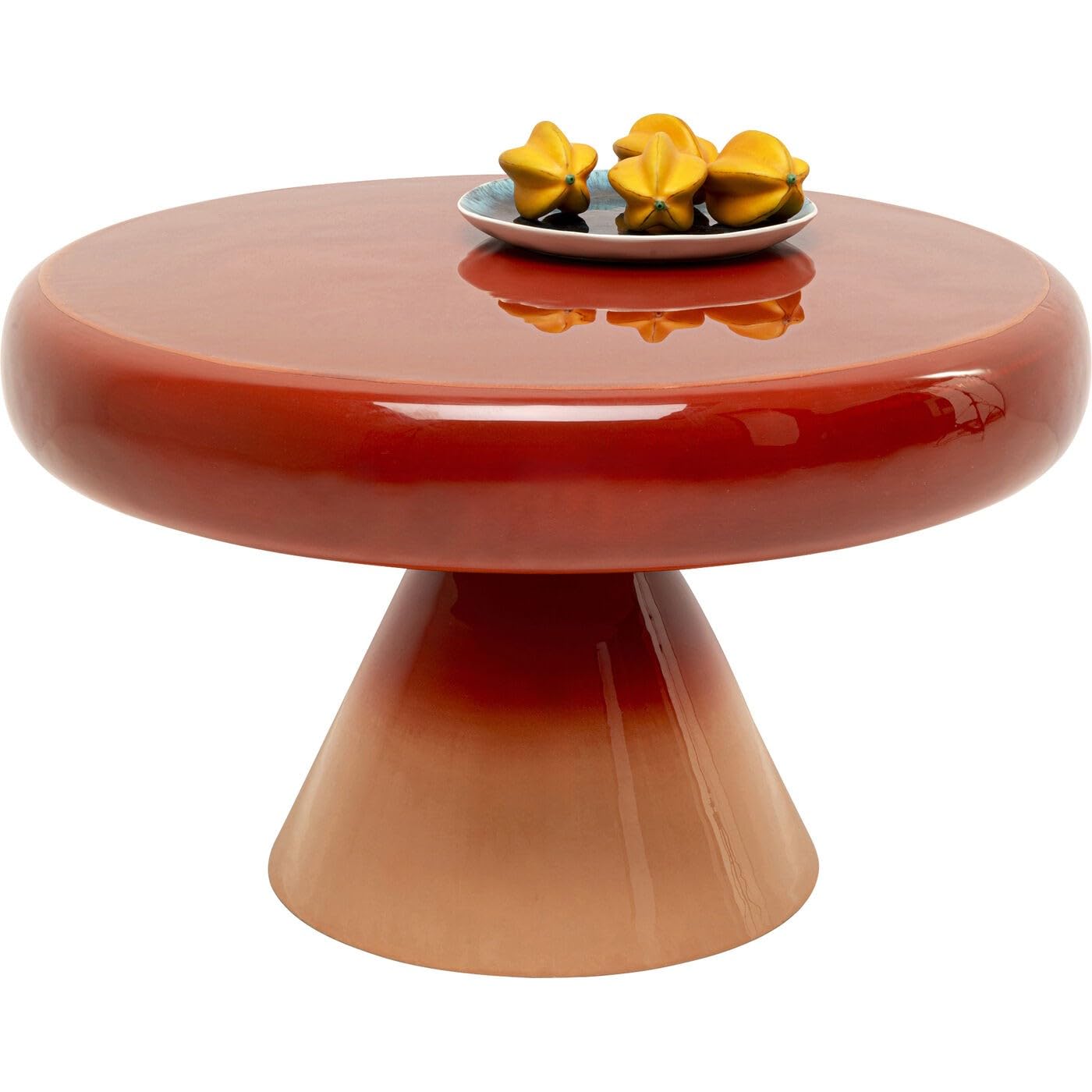 kare-design-rici-colore-beistelltisch-rot-60-cm-rund-stahl image 3