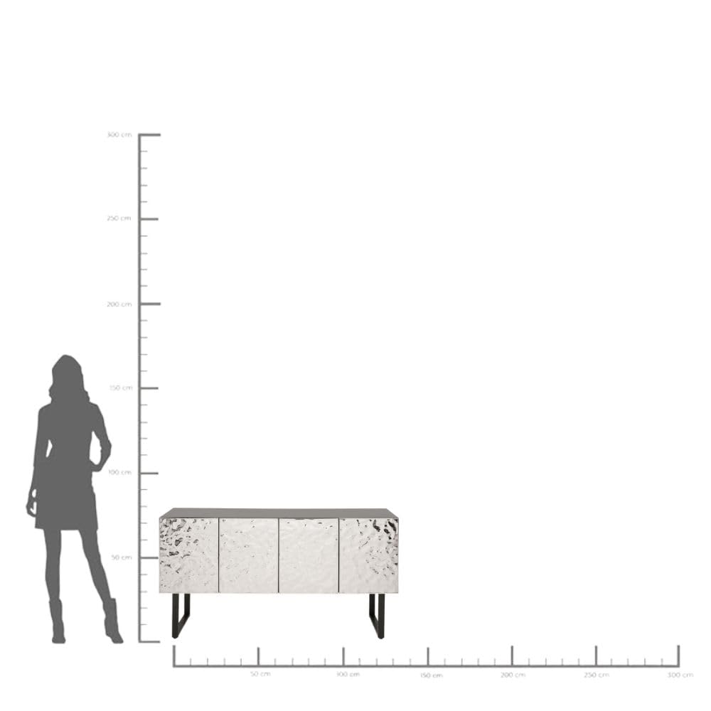 kare-design-carino-sideboard-silber-schwarz-chrom-80x151x41-cm-mit-4-t-ren-push- image 3