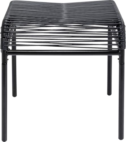 kare-design-hocker-acapulco-mono-schwarz-indoor-outdoor-retro-hocker image 7