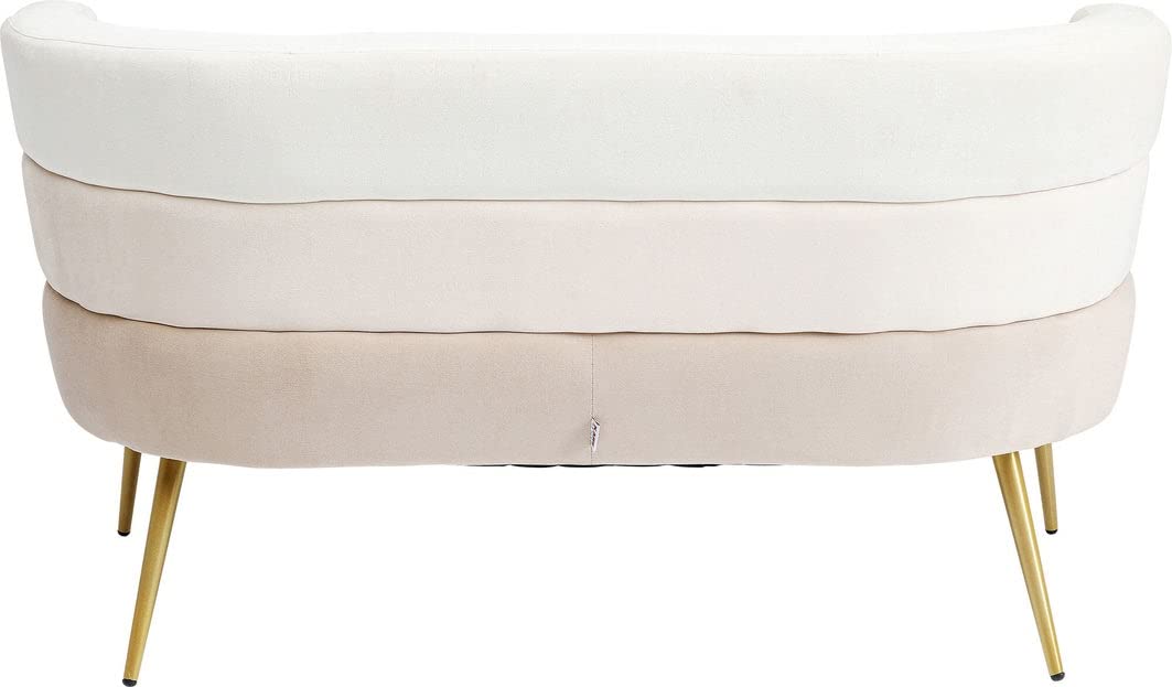 kare-design-sofa-sandwich-creme-2-sitzer-126cm-couch-samtoptik-glam-retro image 4