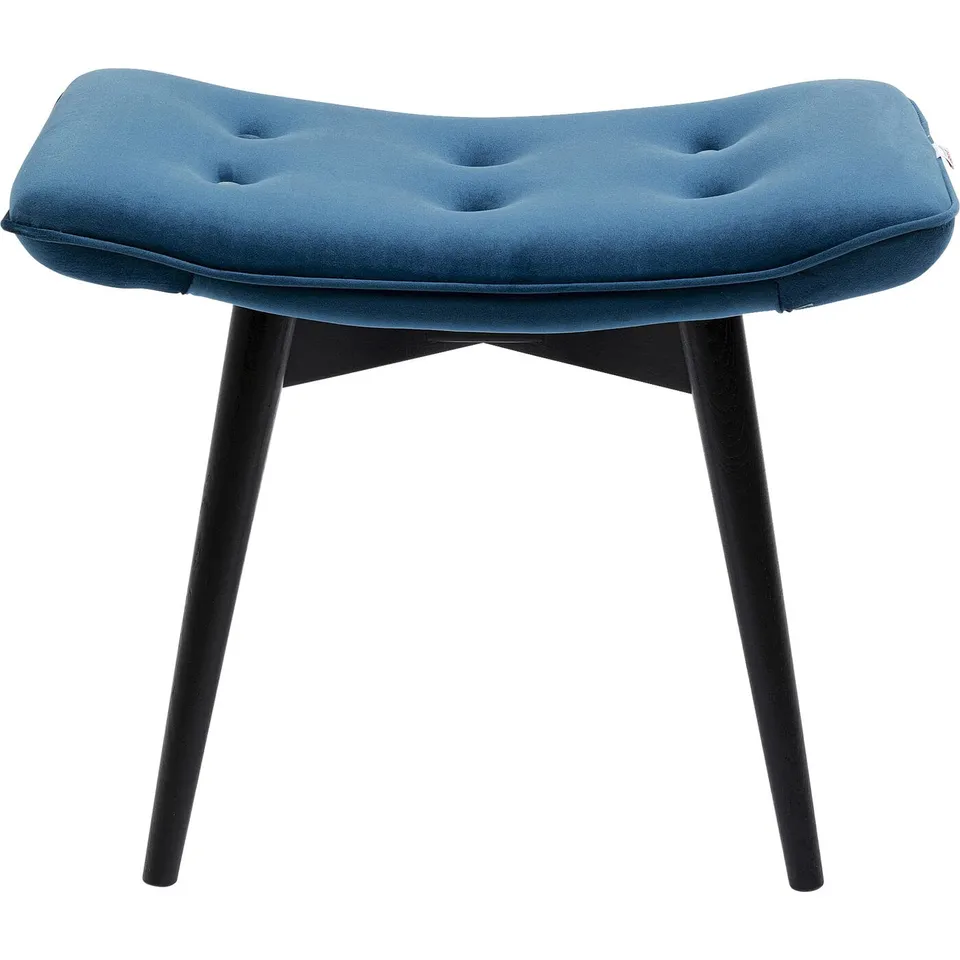 kare-design-hocker-black-vicky-velvet-petrol-46x59-cm-samt-sitzhocker image 1