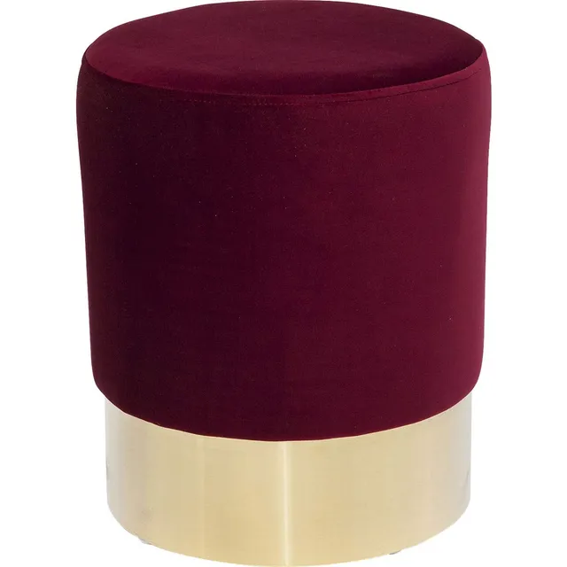 kare-design-hocker-cherry-samthocker-bordeaux-brass-35-cm image 1