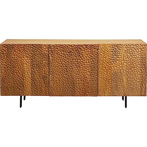 kare-design-hammer-sideboard-braun-massivholz-sideboard-mit-3-t-ren-75x160x38-cm image 6