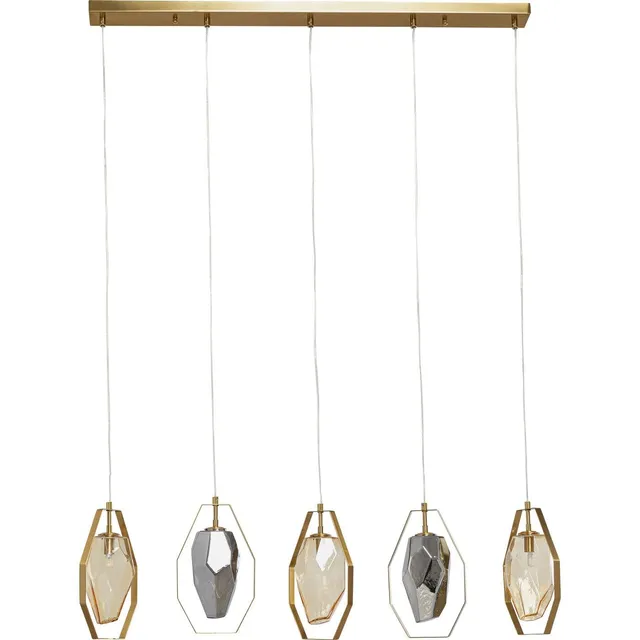 kare-design-h-ngelampe-diamond-fever-dining-brass-moderne-h-ngeleuchte-130-cm-gl image 1