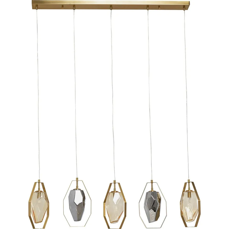 kare-design-h-ngelampe-diamond-fever-dining-brass-moderne-h-ngeleuchte-130-cm-gl image 1