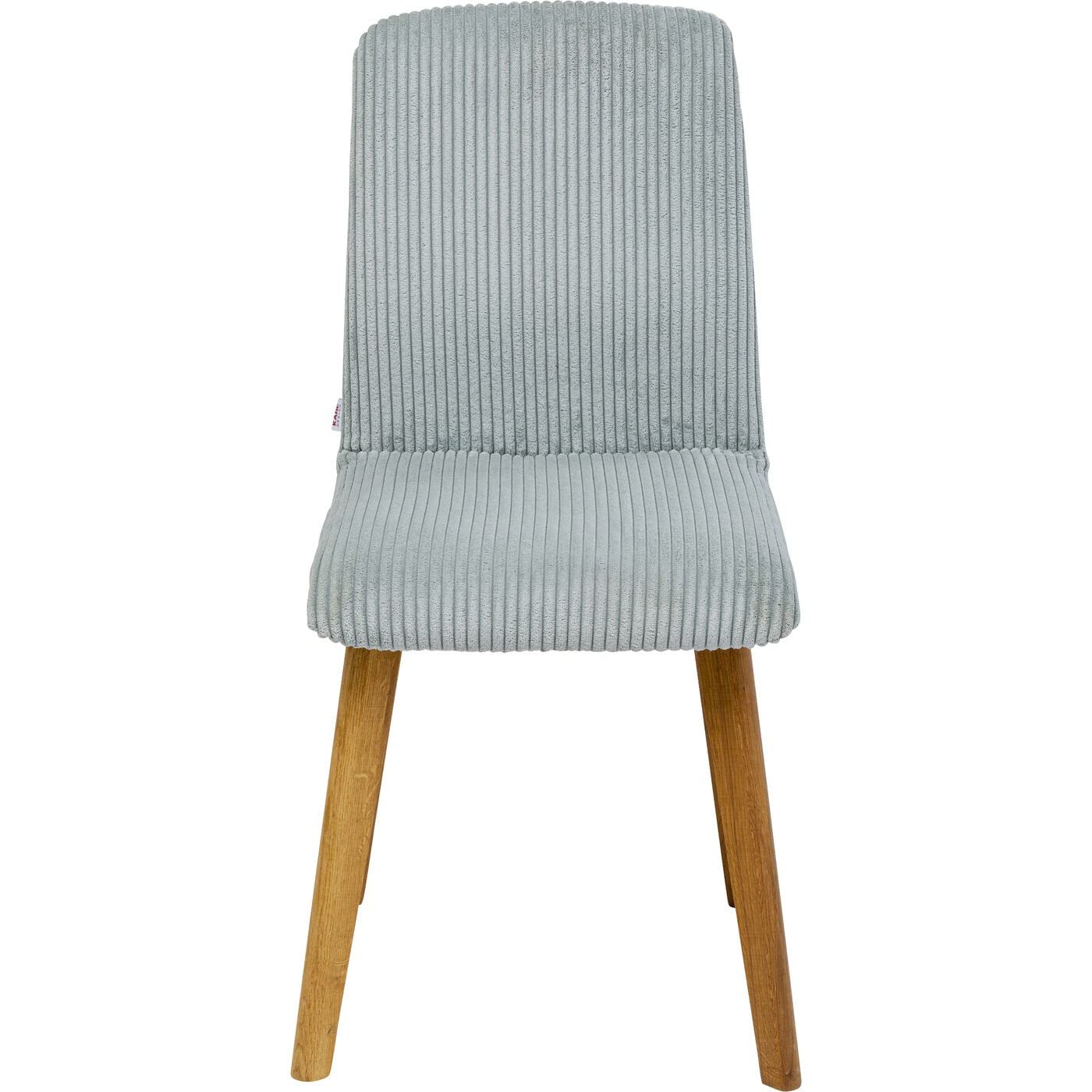kare-design-stuhl-lara-cord-esszimmerstuhl-blau-eiche-92x44x45-cm image 1