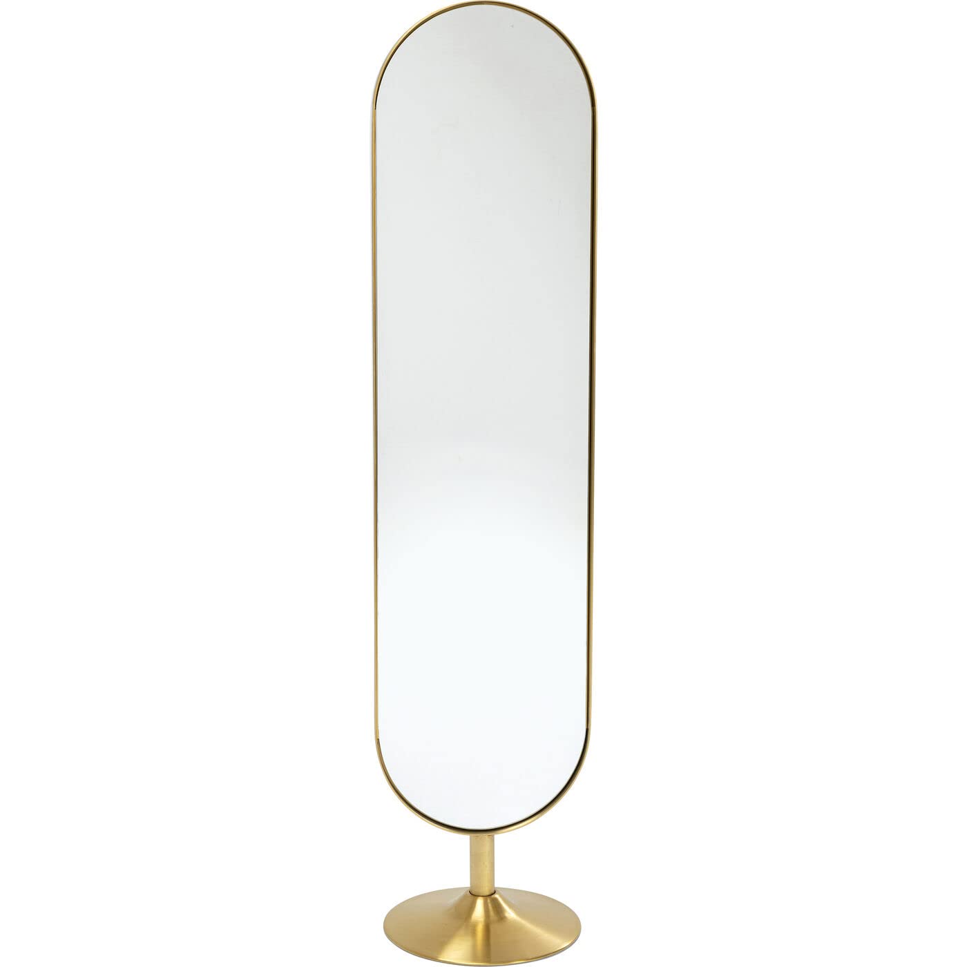 kare-design-standspiegel-curve-brass-oval-170x40-cm image 1