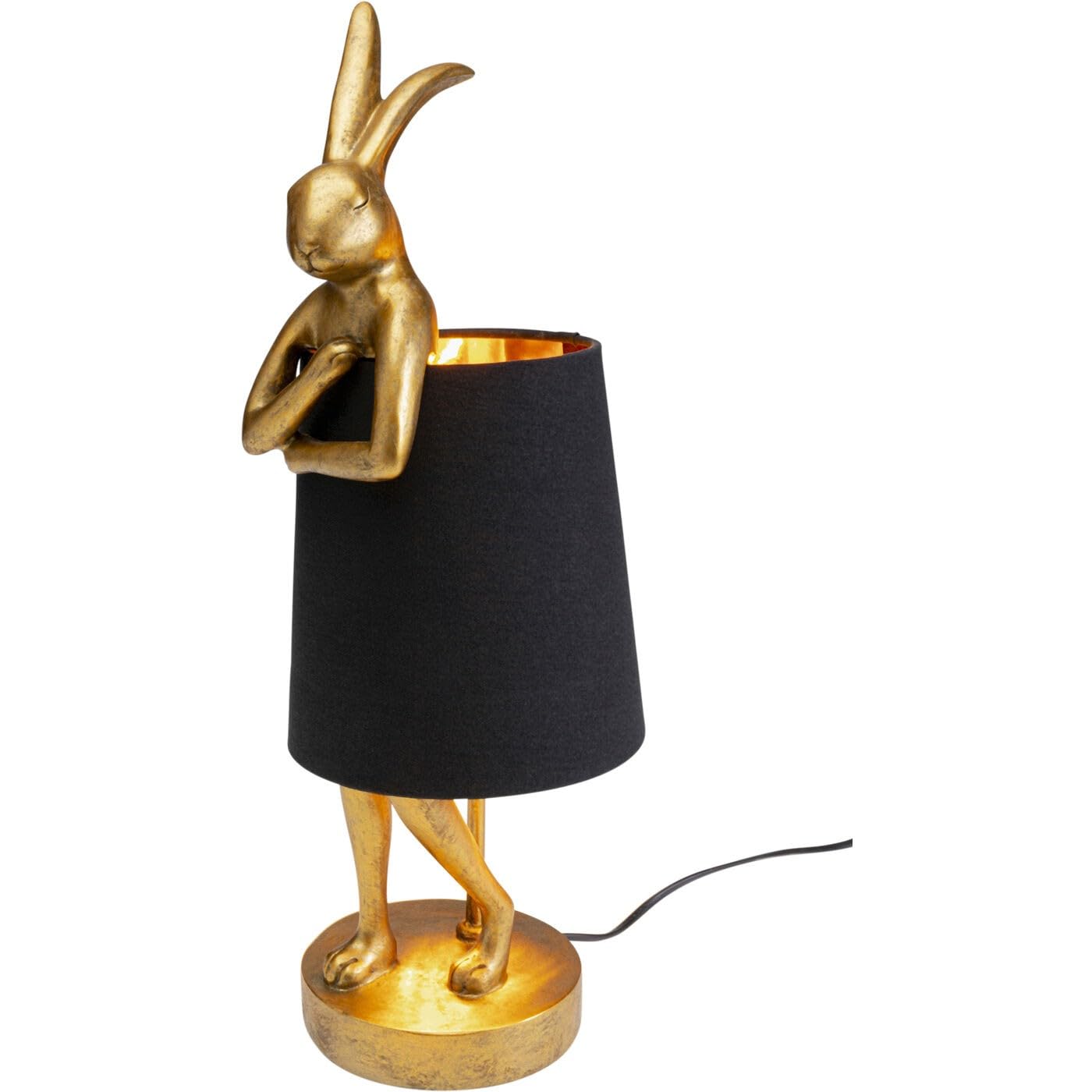 kare-design-tischleuchte-animal-rabbit-gold-schwarz-50-cm-e27 image 4