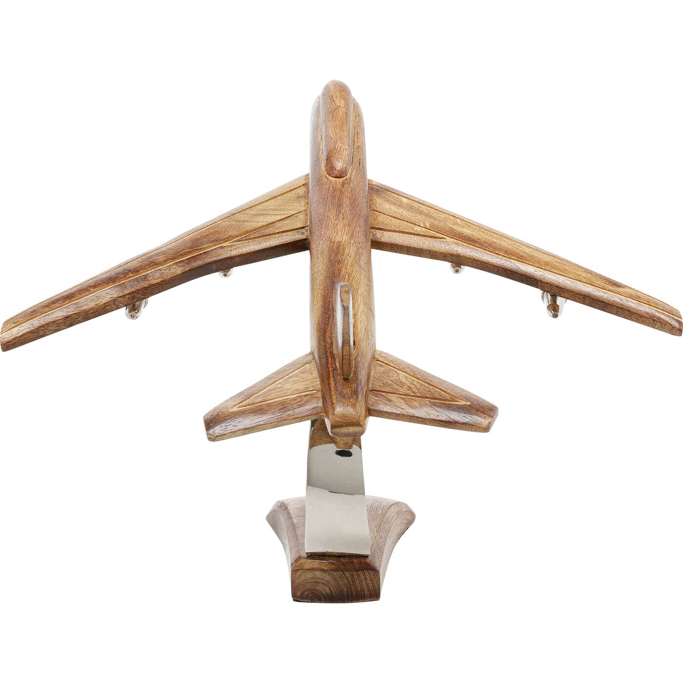 kare-design-deko-objekt-wood-plane-flugzeug-aus-mangoholz-25x37x39-cm image 4