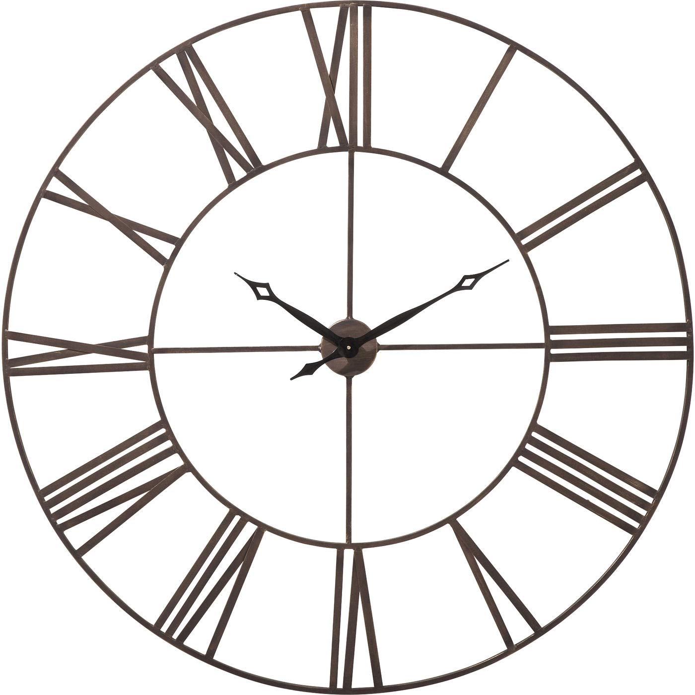 kare-design-factory-wanduhr-silber-120-cm-durchmesser image 1