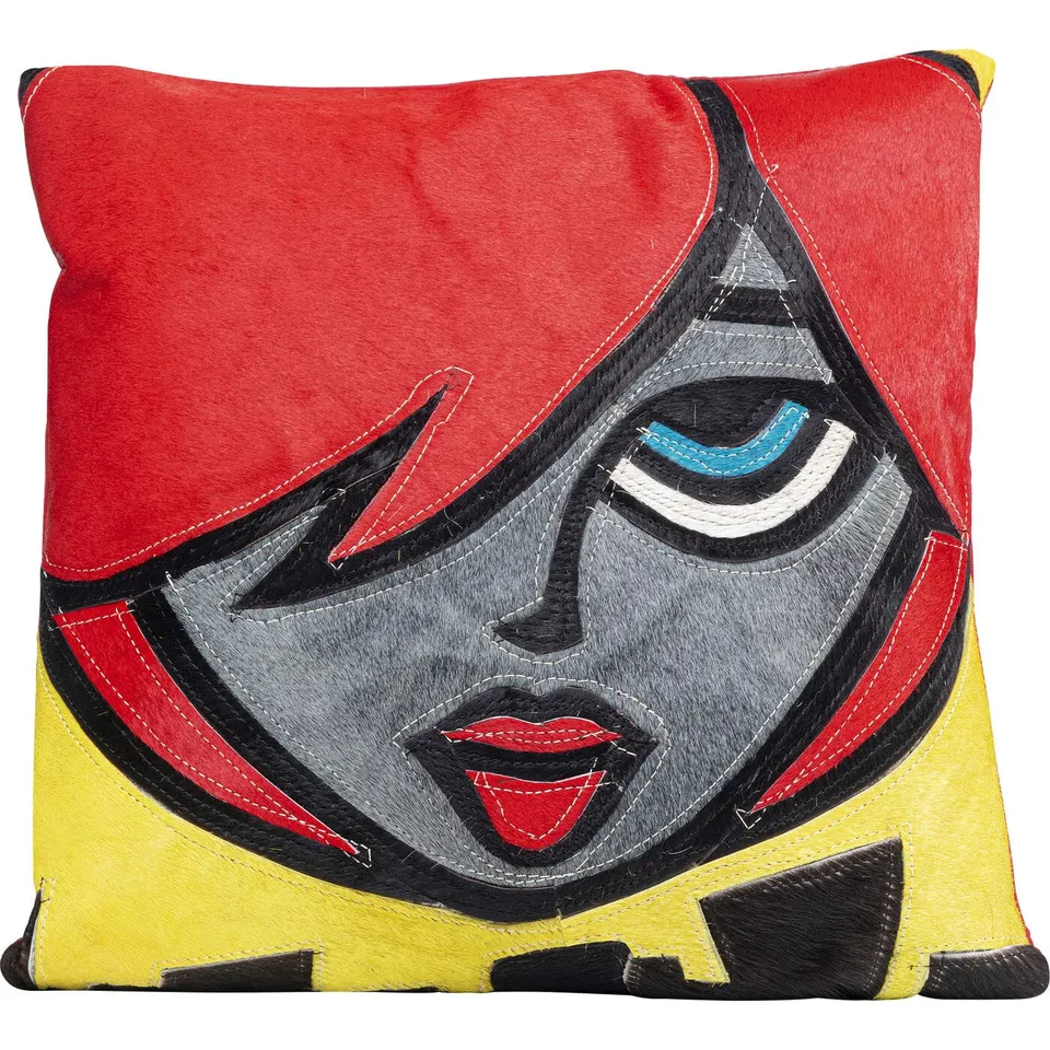 kare-design-kissen-betty-red-hair-40x40x5cm-deko-sofakissen-echtfell image 1