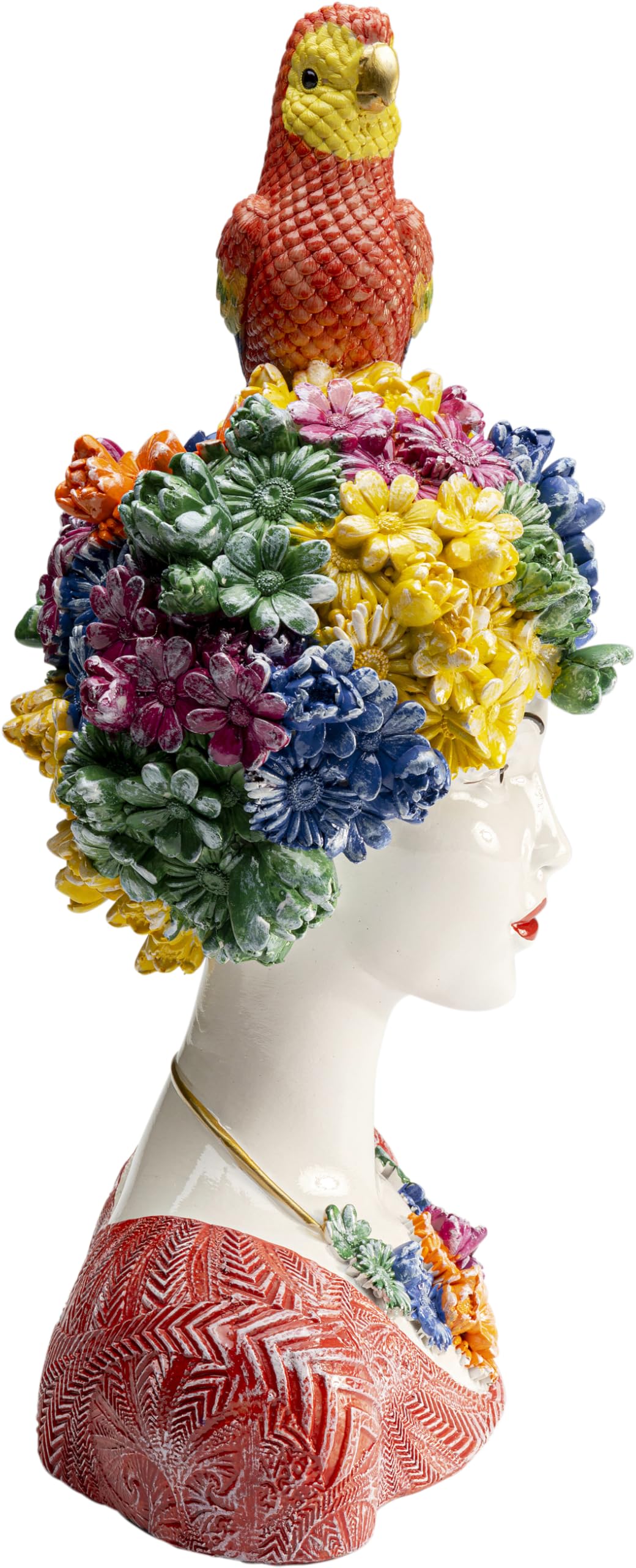 kare-design-flower-girl-deko-figur-mehrfarbig-28x18x13cm image 5