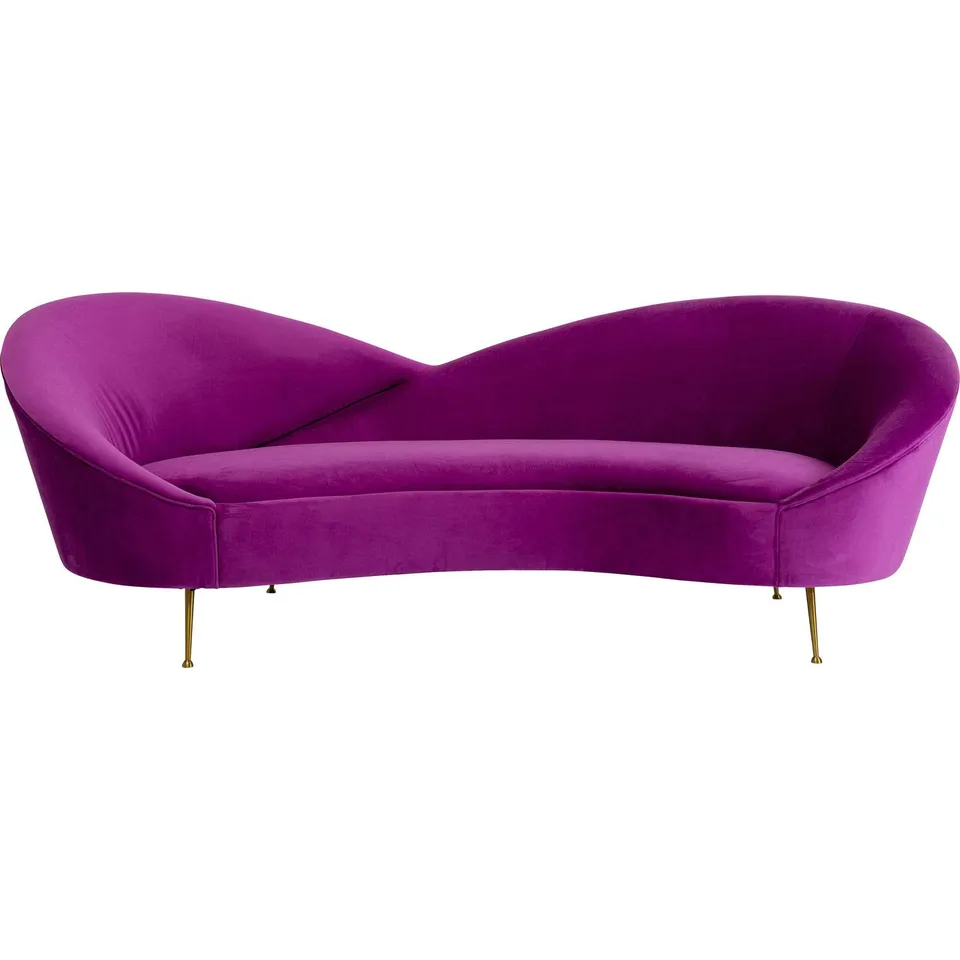 kare-design-night-fever-3-sitzer-sofa-lila-samtoptik-232-x-104-x-83-cm image 1