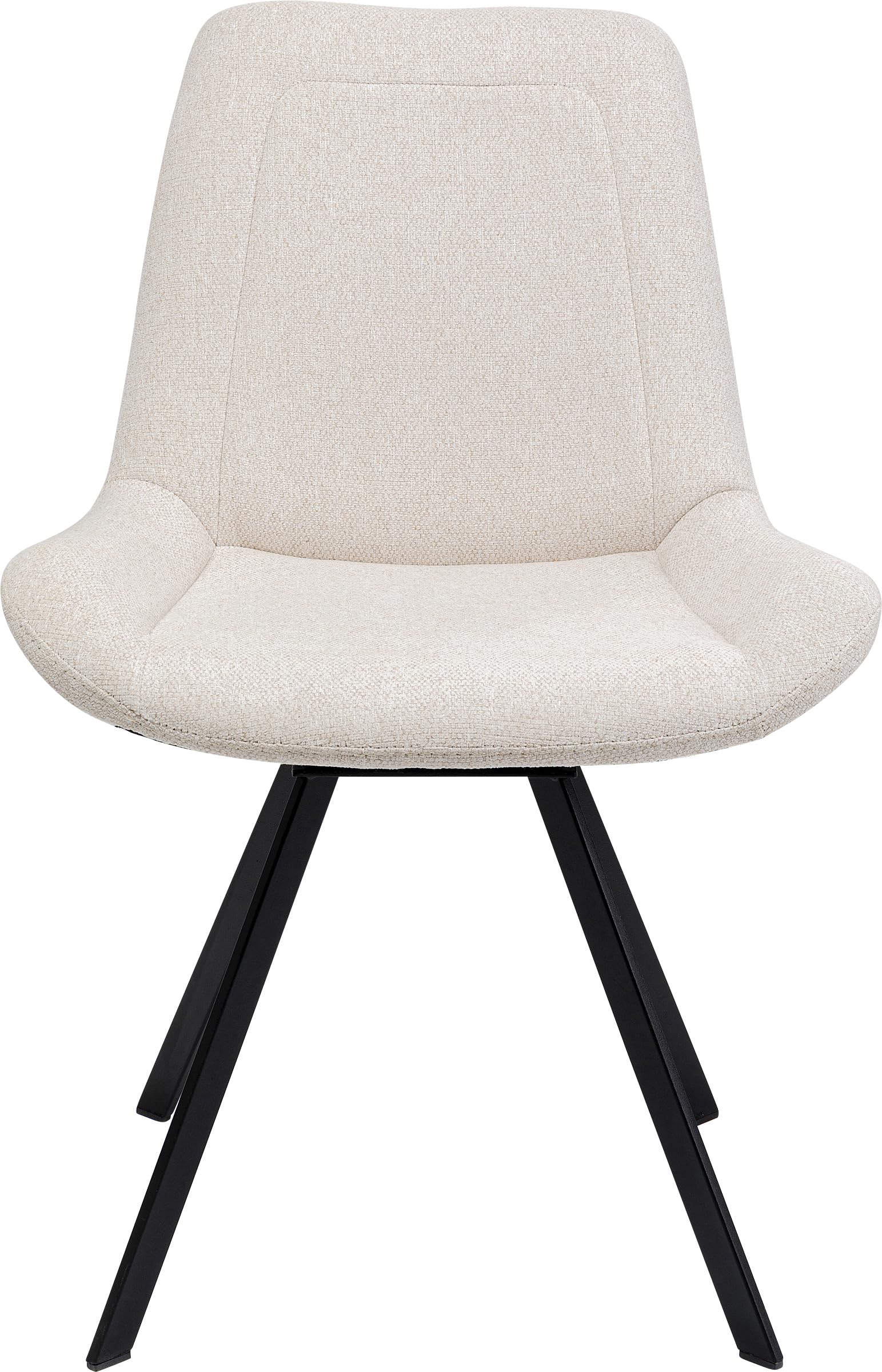 kare-design-baron-drehstuhl-creme-esszimmer-schreibtischstuhl-88x57x63-cm-180-dr image 1