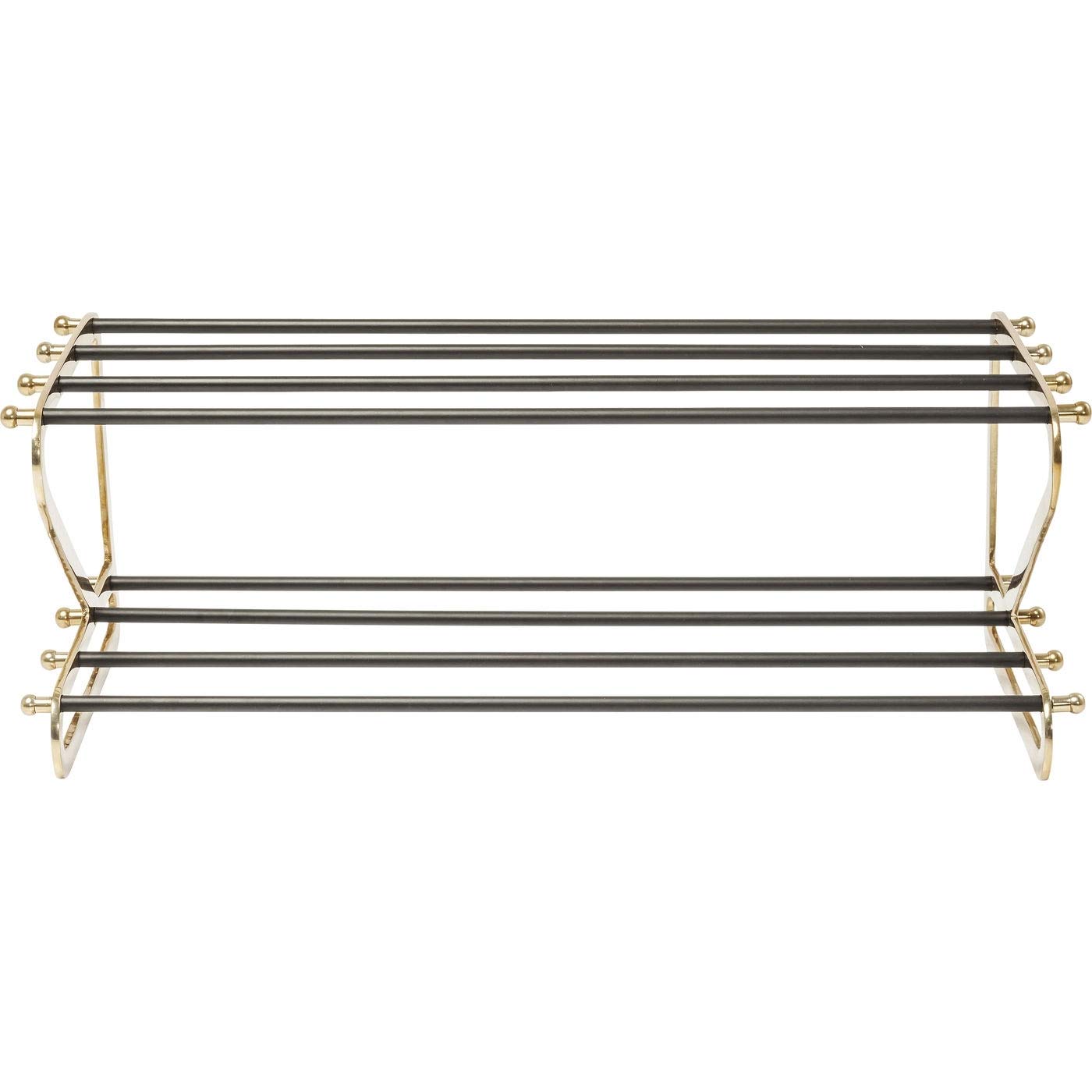 kare-design-schuhregal-walk-small-schwarz-gold-34x84x31-cm image 4