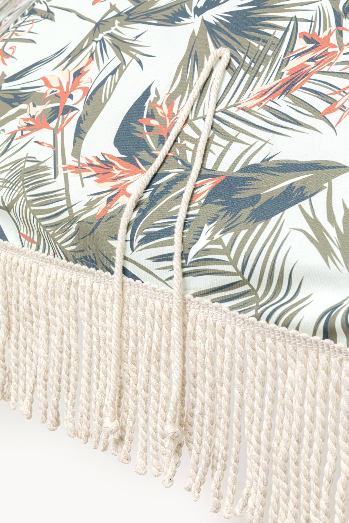 kare-sonnenschirm-hawaii-leaf-pflanzen-muster-strandschirm-d200-cm-mit-fransen image 2