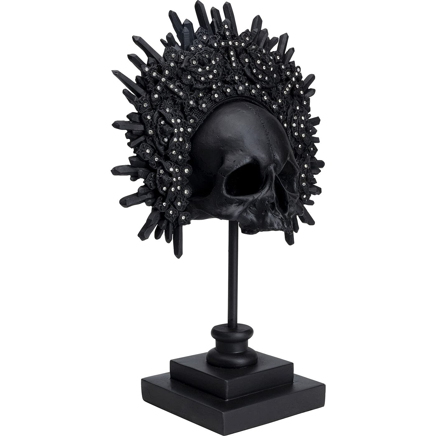 kare-design-king-skull-totenkopf-skulptur-schwarz-48-5-cm image 3