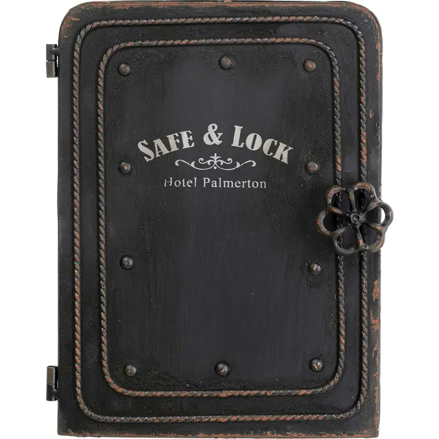 kare-design-safe-schl-sselkasten-schwarz-31x24x13-cm-mit-6-haken image 1