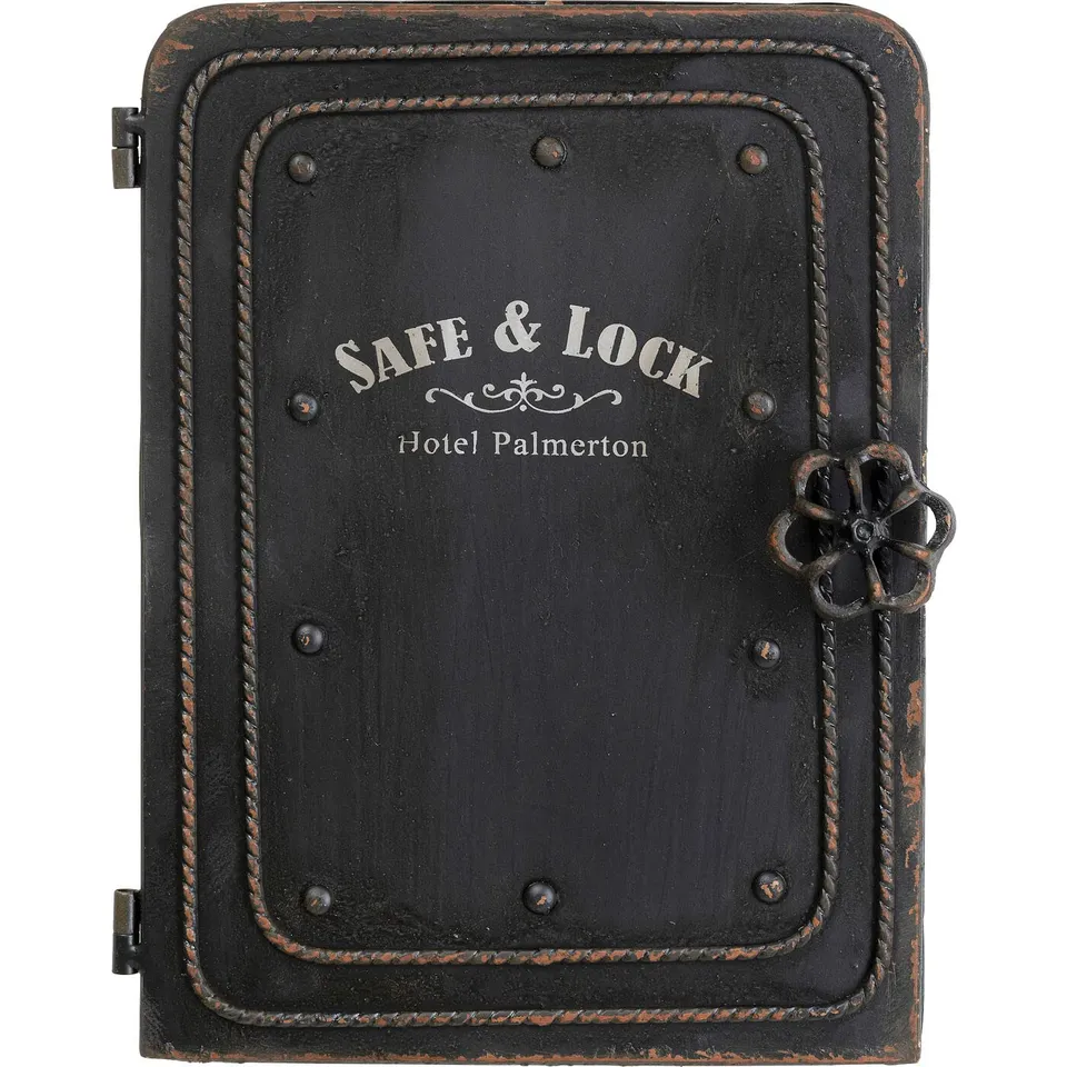kare-design-safe-schl-sselkasten-schwarz-31x24x13-cm-mit-6-haken image 1