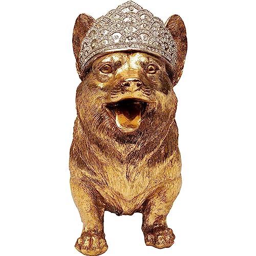 kare-design-deko-objekt-royal-standing-corgi-gold-40x54x20-cm image 6