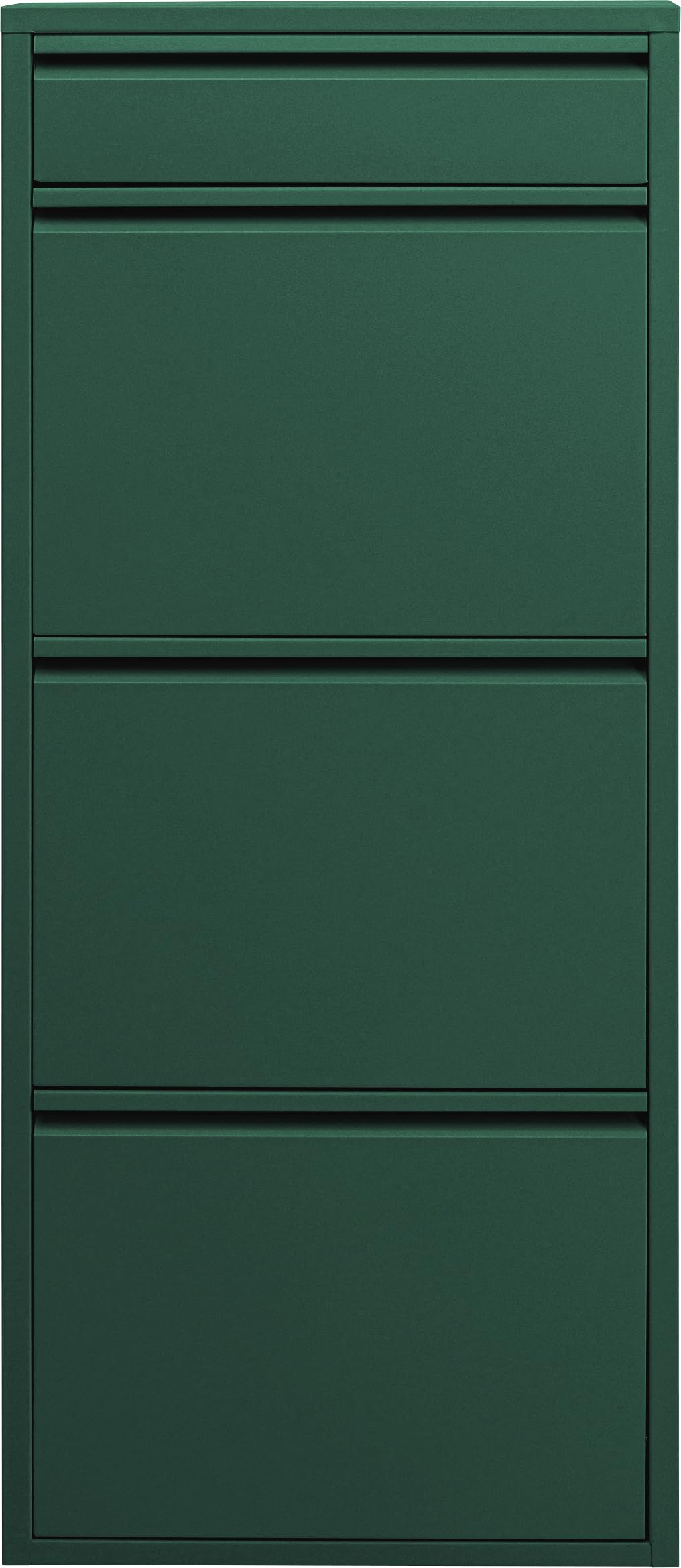 kare-design-schuhschrank-caruso-3-1-gr-n-schmal-119x50x15-cm image 1