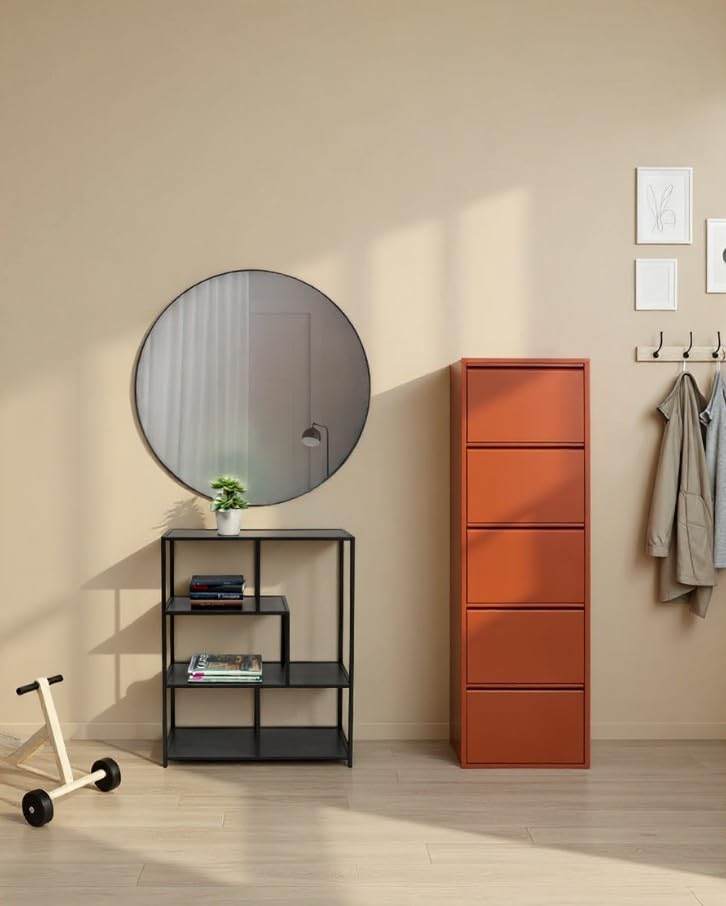 kare-design-starlet-wandspiegel-rund-schwarz-100-cm image 7