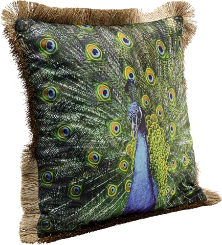 kare-design-kissen-peacock-45x45-cm-pfau-samtoptik-mit-fransen image 7
