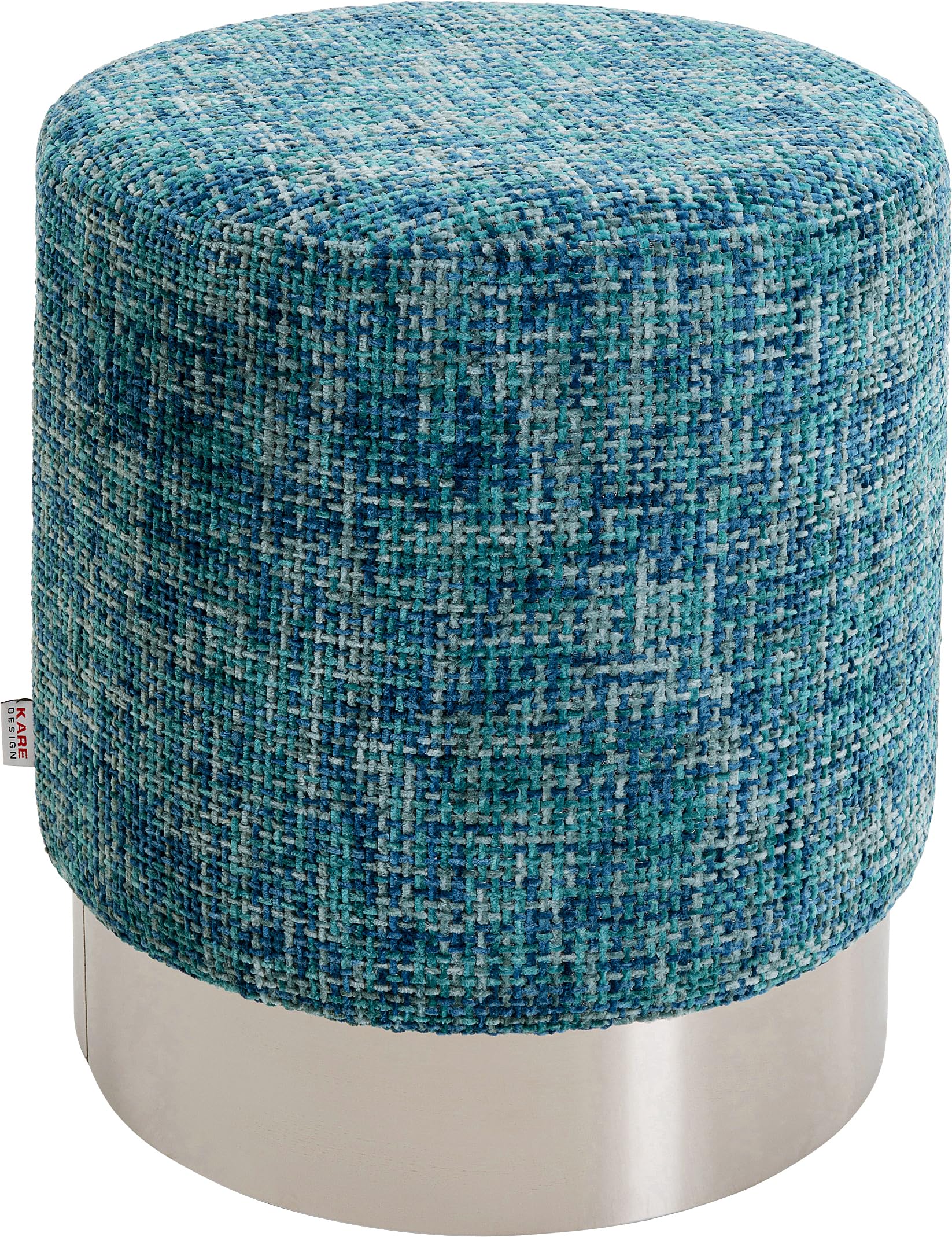 kare-design-hocker-berry-high-silber-hellblau-39-cm image 1