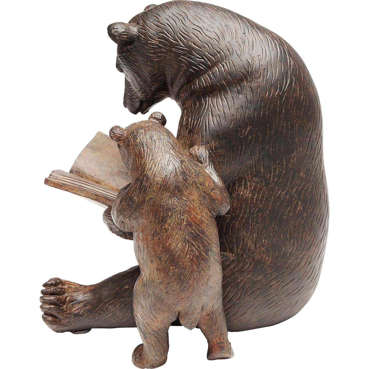 kare-design-lesende-b-ren-deko-figur-braun-18x20x15-cm image 6