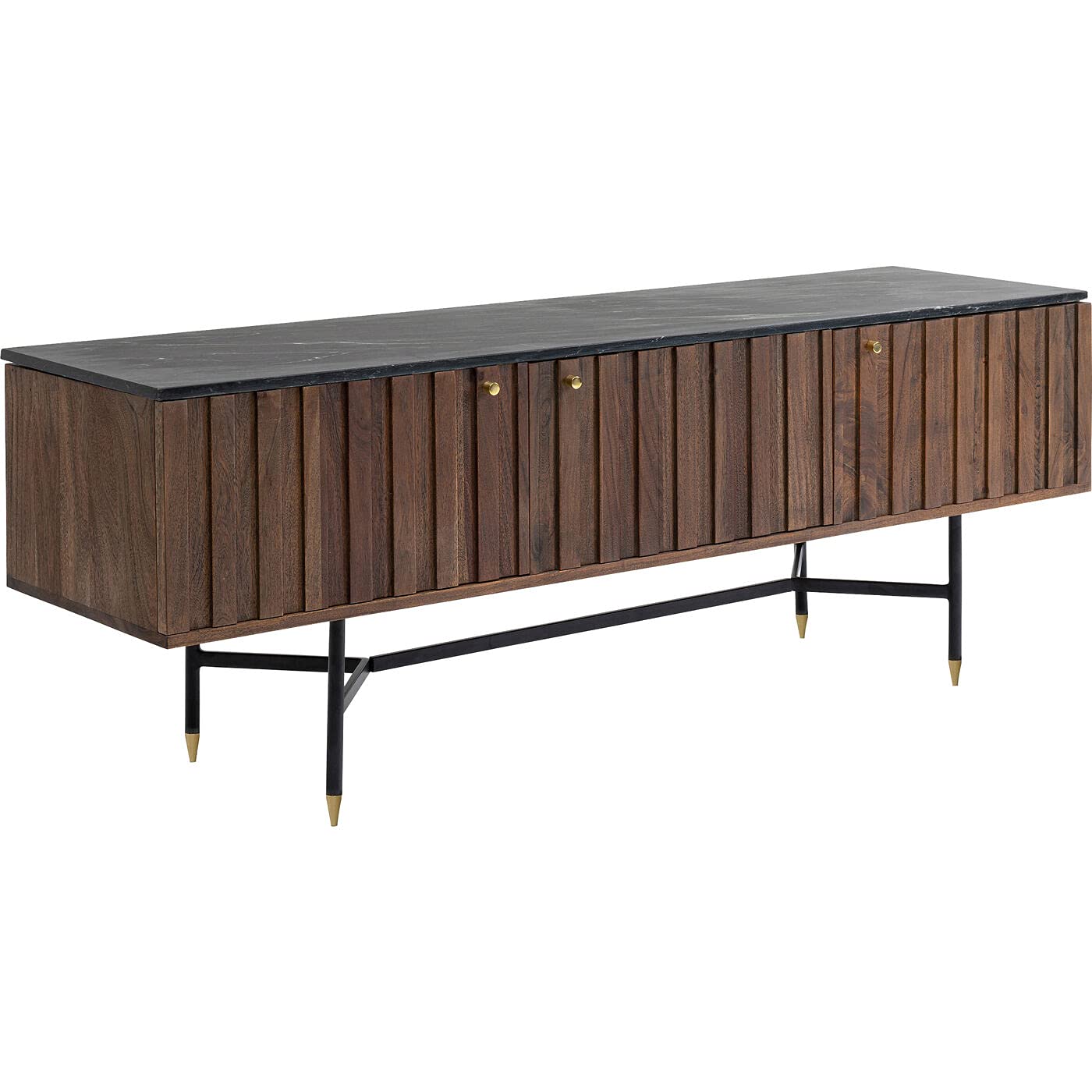 kare-design-apiano-lowboard-55x150x40-cm-braun-schwarz-tv-konsole-3-t-ren image 3