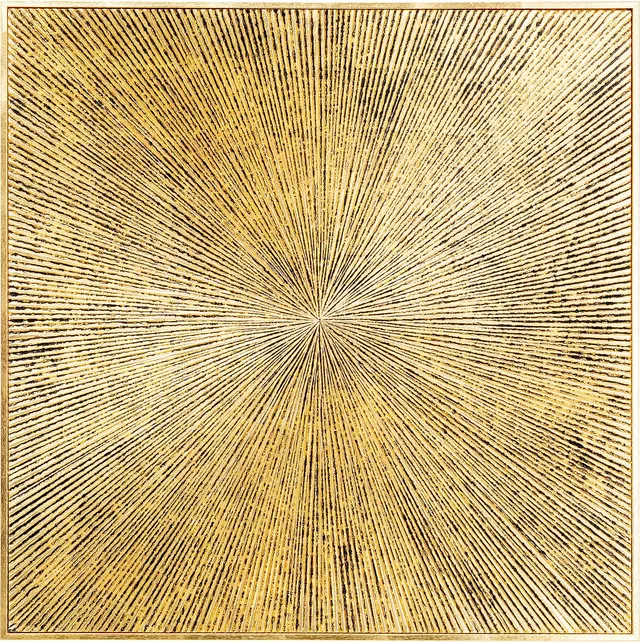 kare-design-illumino-objektbild-gold-80x80x4-cm-massivholz-rahmen image 1