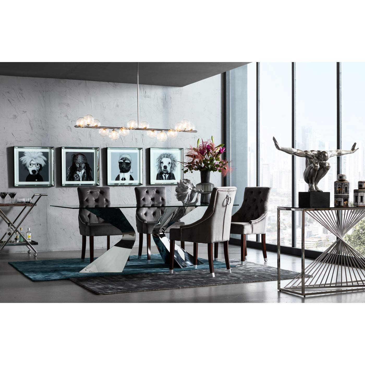 kare-design-armlehnstuhl-prince-velvet-grau-beige-98x53x60-cm image 2