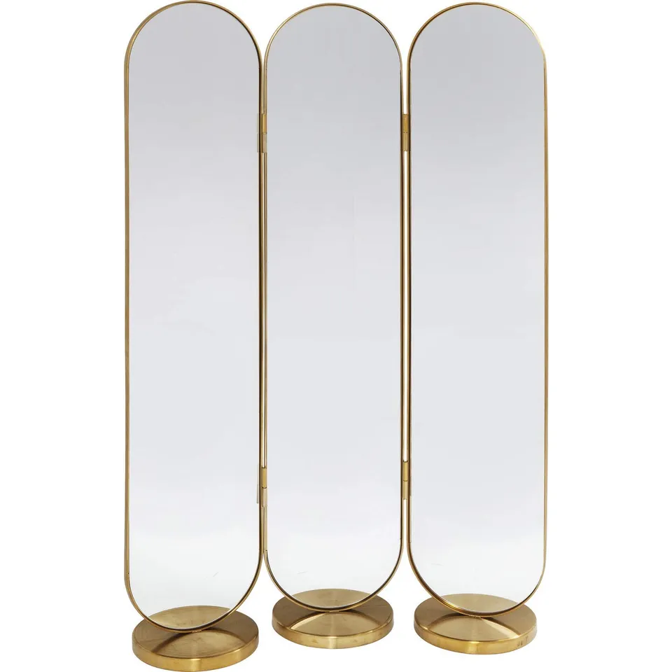 kare-design-swing-paravent-raumtrenner-gold-spiegel-166-x-106-x-31-cm image 1