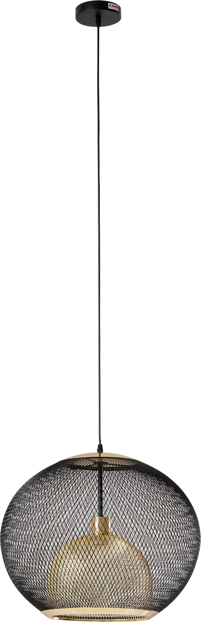kare-design-h-ngeleuchte-grato-schwarz-gold-45-cm-pendelleuchte-stahl-120x45x45- image 1