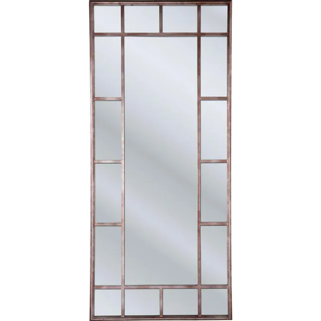 kare-design-spiegel-window-iron-200x90x3-cm-industrial-wandspiegel-stahl image 1