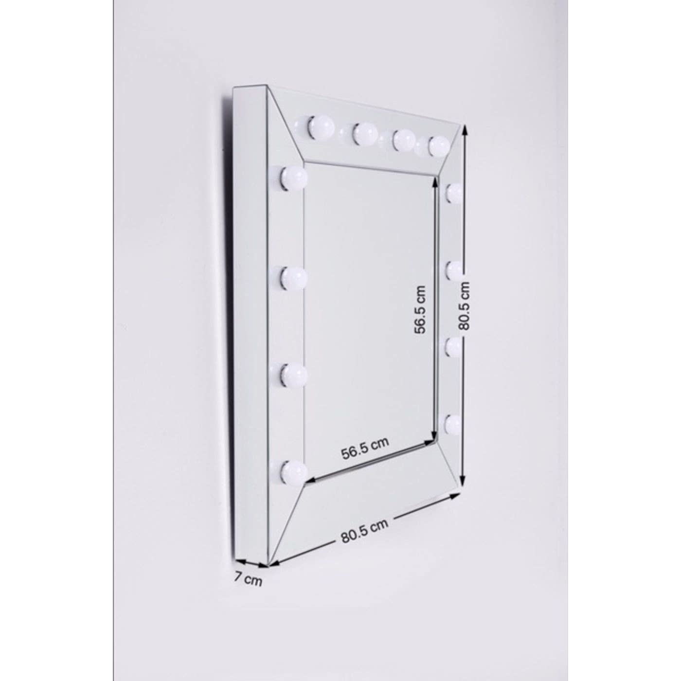 kare-design-make-up-square-81-x-81-cm-schminkspiegel-mit-beleuchtung-hollywood image 6