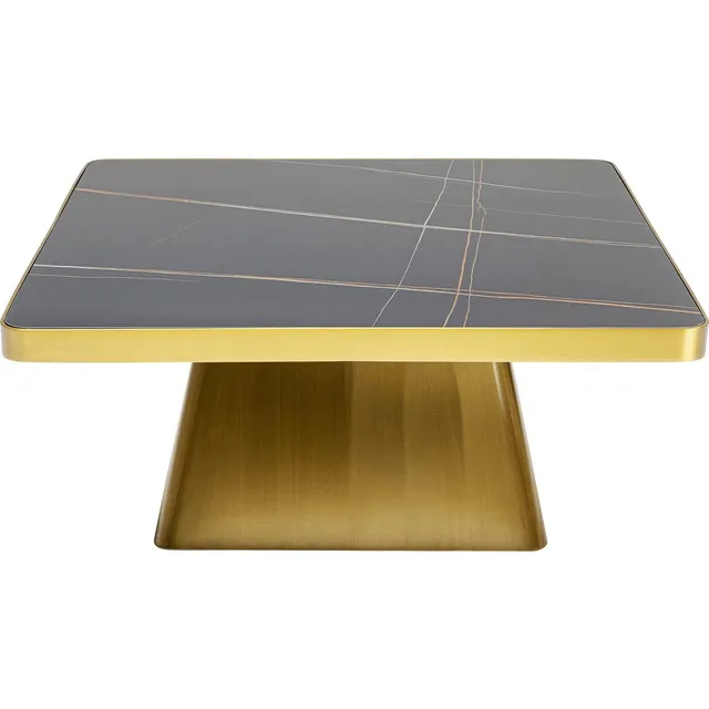 kare-design-couchtisch-miler-gold-80x80-cm-quadratischer-marmor-tisch-stahlgeste image 1