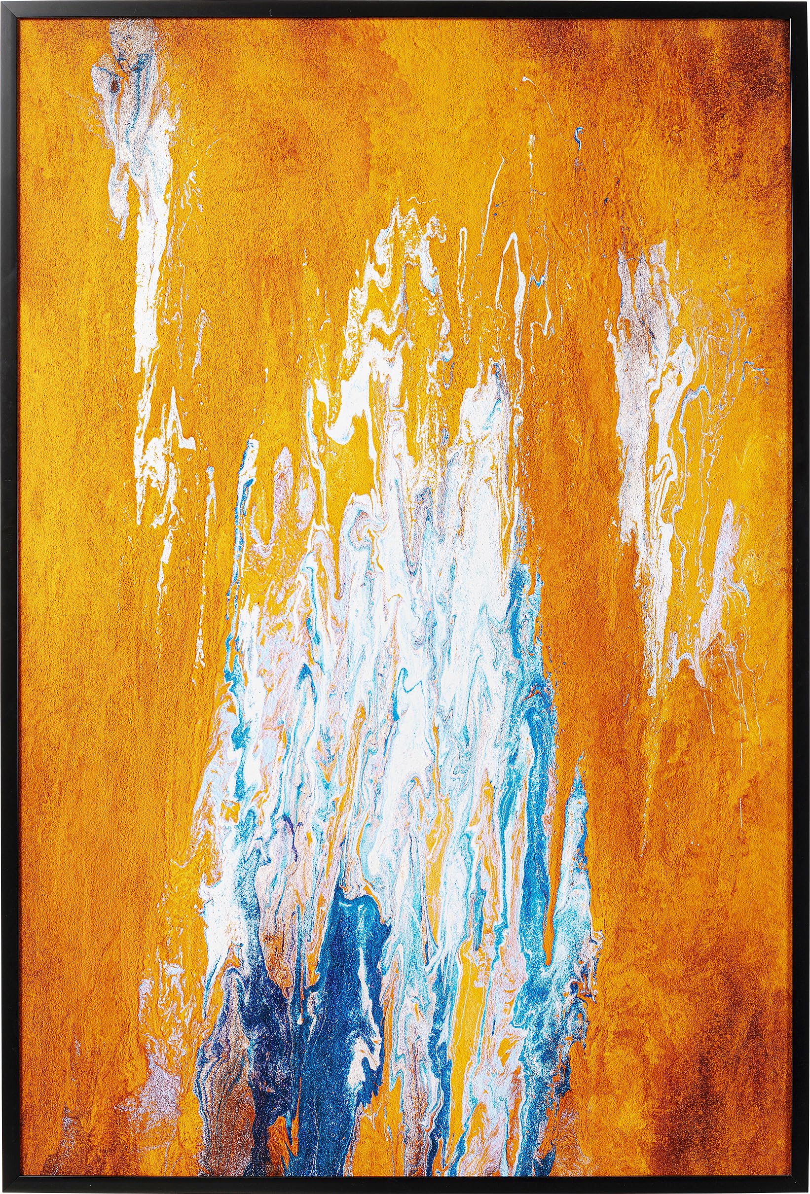 kare-design-leinwandbild-artistas-gr-n-gerahmtes-wandbild-80x120-cm image 6