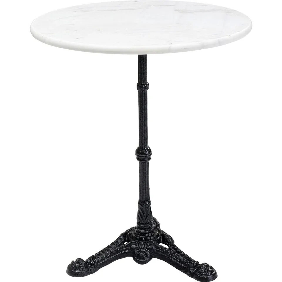 kare-design-bistrotisch-kaffeehaus-wei-60-cm-runder-marmor-tisch-indoor-outdoor image 1