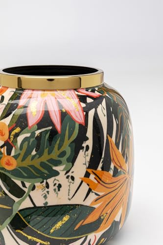 kare-design-vase-jungle-mehrfarbig-17-cm-blumenvase-tischvase image 8