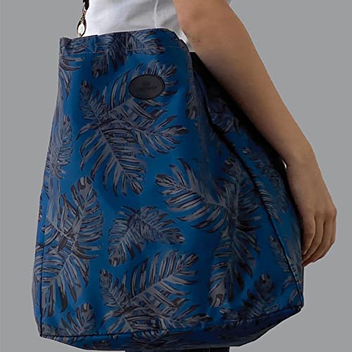 cedon-easy-shopper-bag-philodendron-black-34x28x24-cm image 5